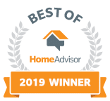 Best of HomeAdvisor Pro 2019 Award Winner