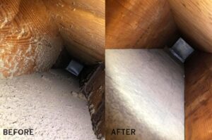 Clean Air Ducts - Before and After