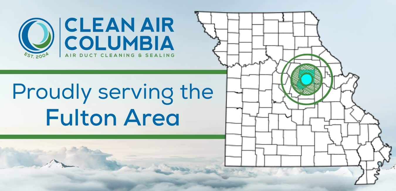 Clean Air Columbia Fulton Missouri Air Duct Cleaning Ducts Sealing Dryer Vent Cleaning Air Quality Products Downtown Historic Callaway County